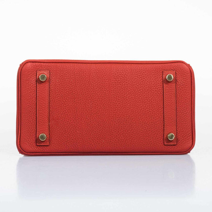 Hermès Birkin 25 Red Vermillion Togo Gold Hardware