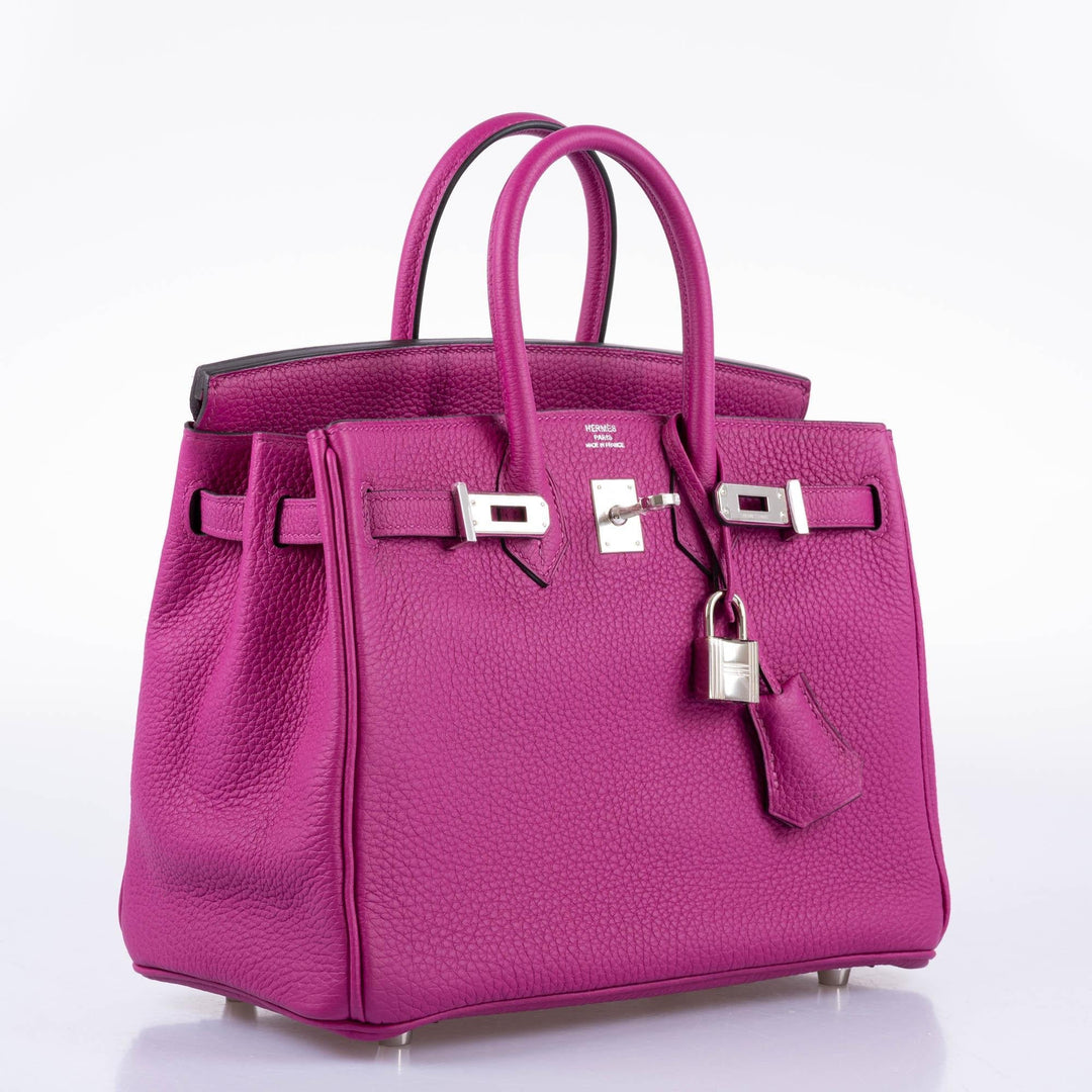 Hermès Birkin 25 Rose Pourpre Togo with Palladium Hardware - 2017, A