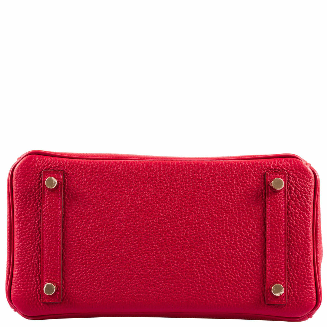 Hermès Birkin 25 Rouge Vif Togo Gold Hardware