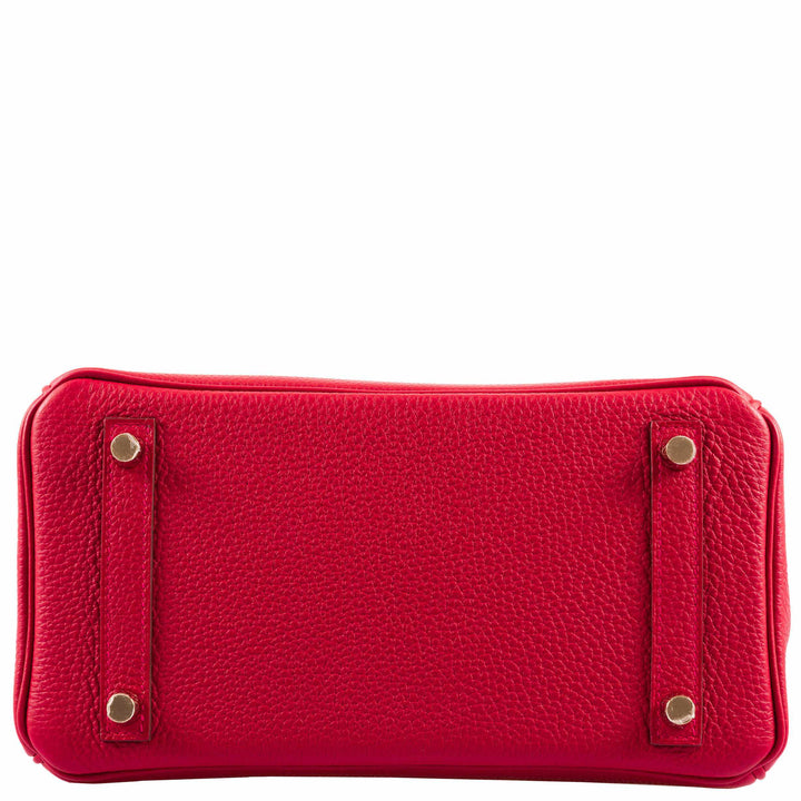 Hermès Birkin 25 Rouge Vif Togo Gold Hardware
