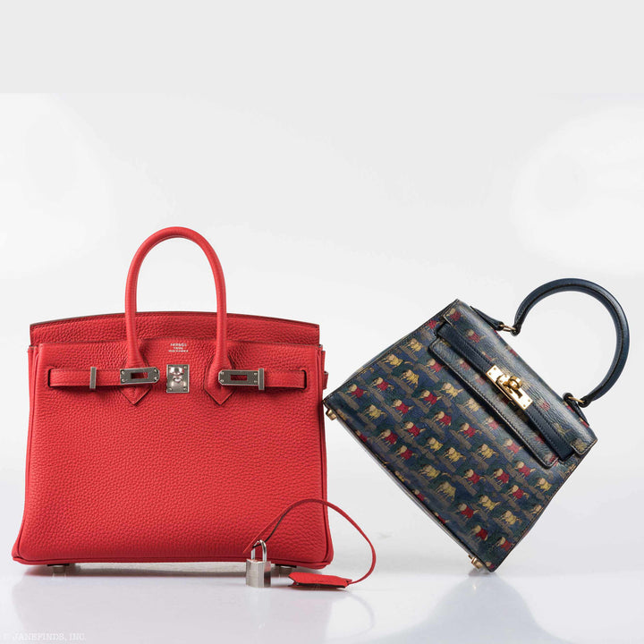 Hermès Birkin 25 Rouge de Coeur Togo Palladium Hardware
