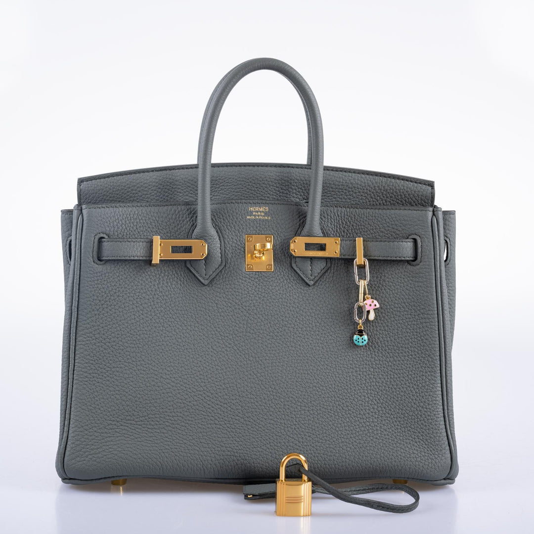 Top quality Hermes Birkin 25 Vert Amande Togo Gold Hardware