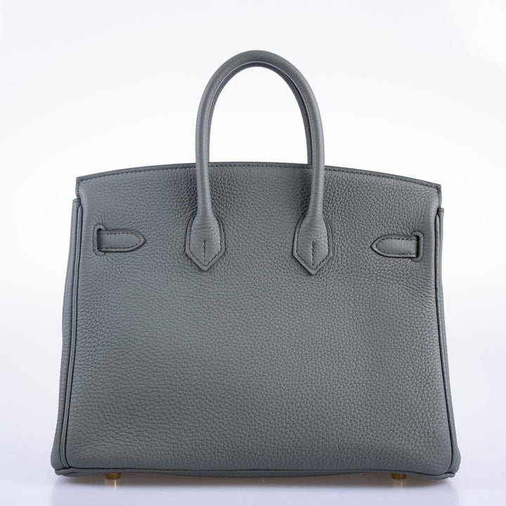 Top quality Hermes Birkin 25 Vert Amande Togo Gold Hardware