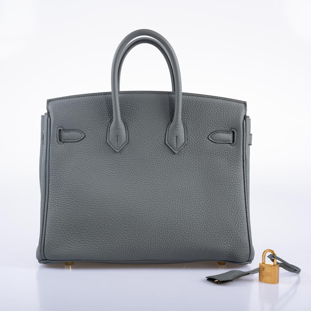 Top quality Hermes Birkin 25 Vert Amande Togo Gold Hardware