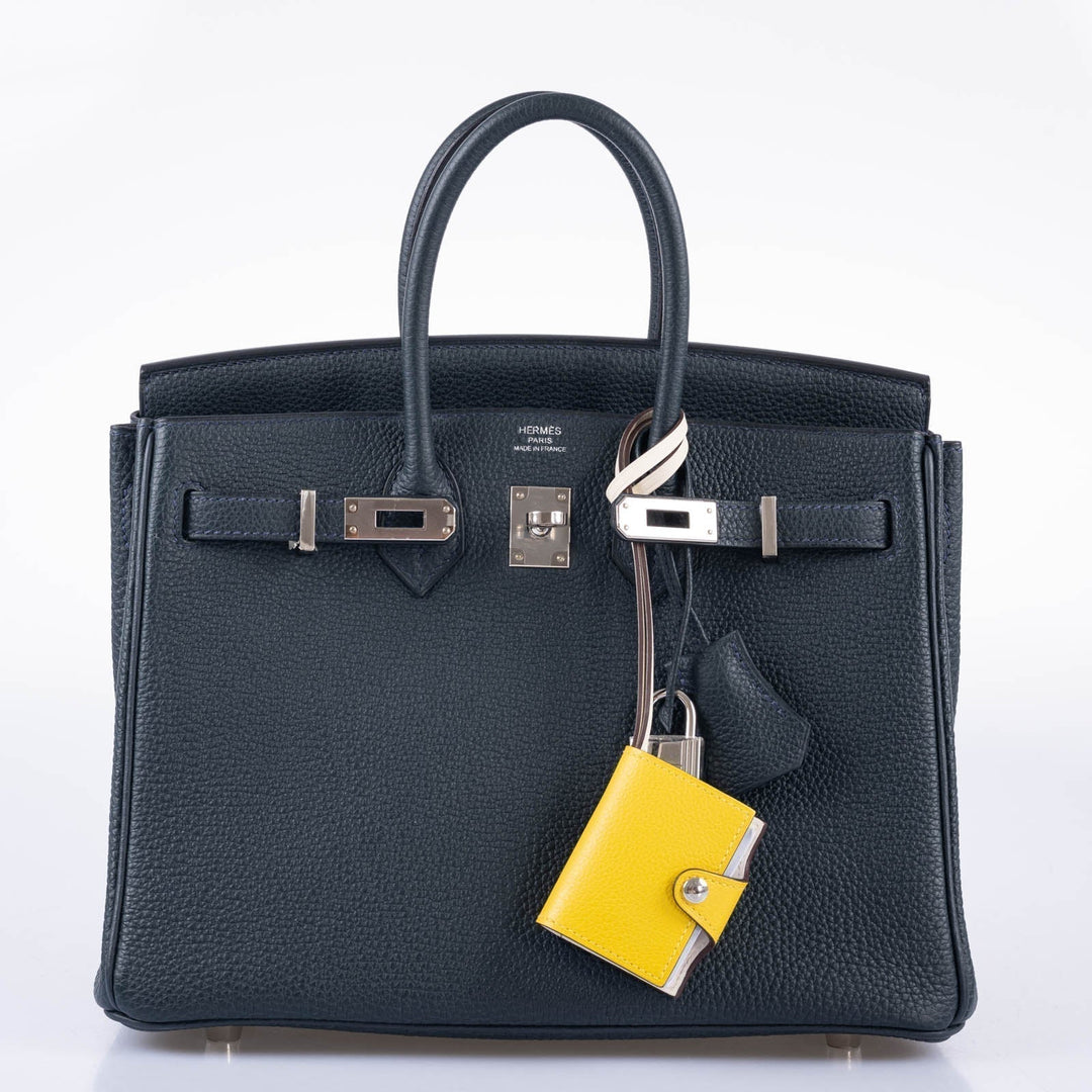 Top quality Hermes Birkin 25 Vert Rousseau Togo Palladium Hardware