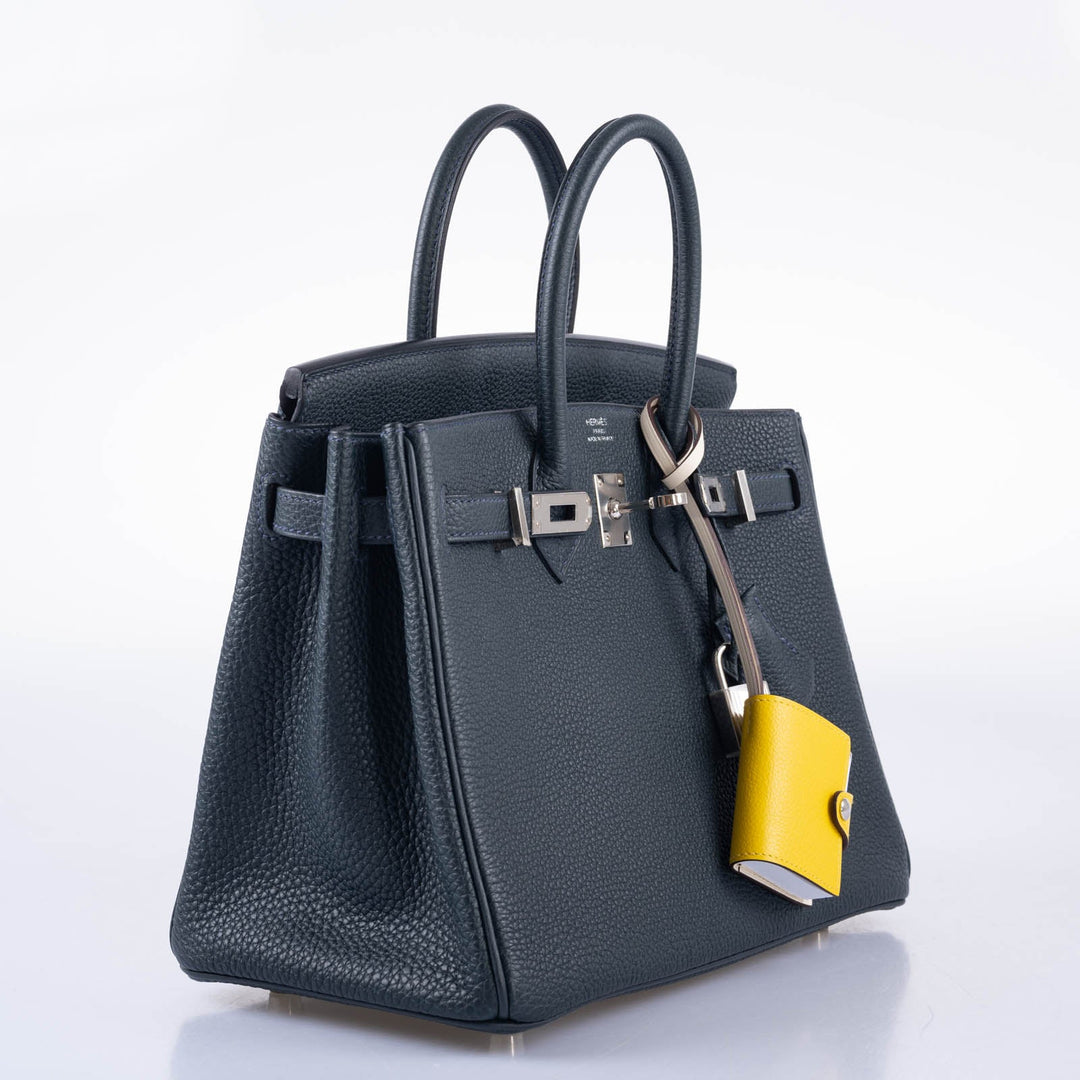 Top quality Hermes Birkin 25 Vert Rousseau Togo Palladium Hardware