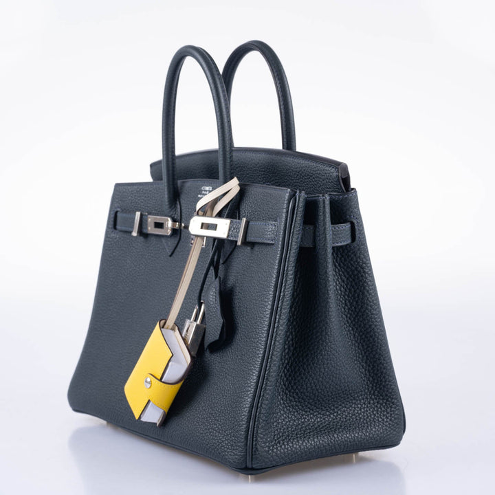 Top quality Hermes Birkin 25 Vert Rousseau Togo Palladium Hardware