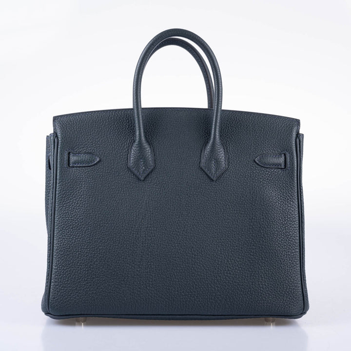 Top quality Hermes Birkin 25 Vert Rousseau Togo Palladium Hardware