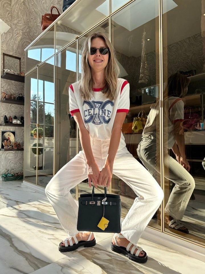 Top quality Hermes Birkin 25 Vert Rousseau Togo Palladium Hardware
