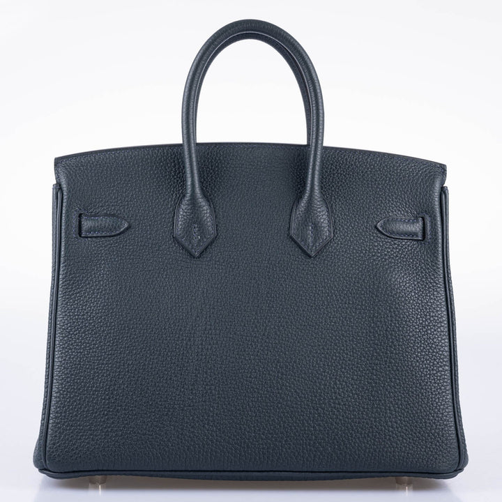 Top quality Hermes Birkin 25 Vert Rousseau Togo Palladium Hardware