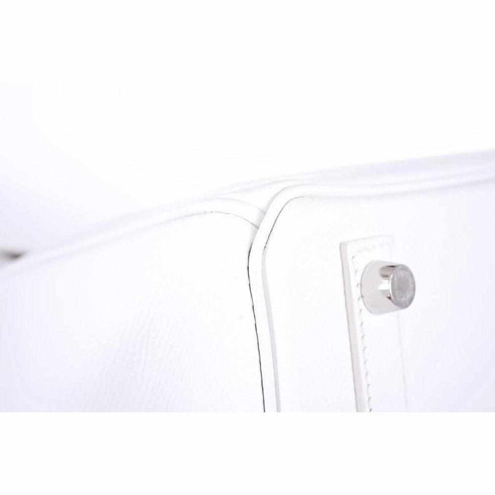 Top quality Hermes Birkin 25 White Epsom Palladium Hardware