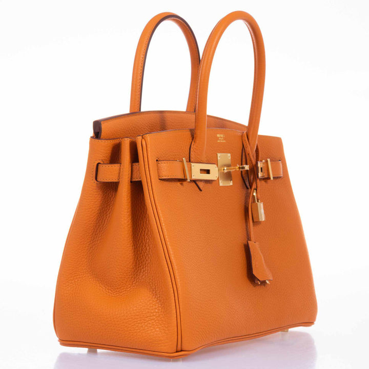 Hermes Birkin 30 Abricot (Apricot) Togo Gold Hardware