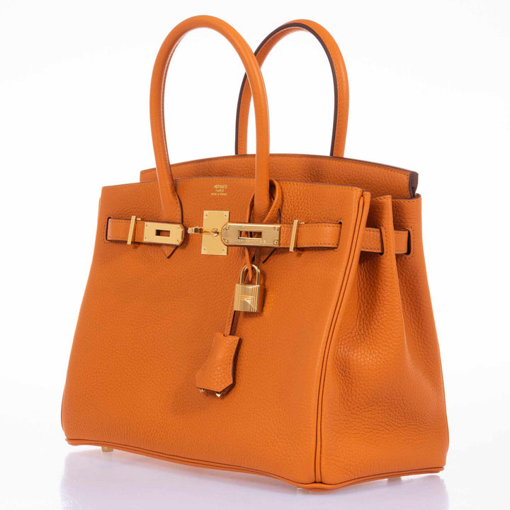 Hermes Birkin 30 Abricot (Apricot) Togo Gold Hardware
