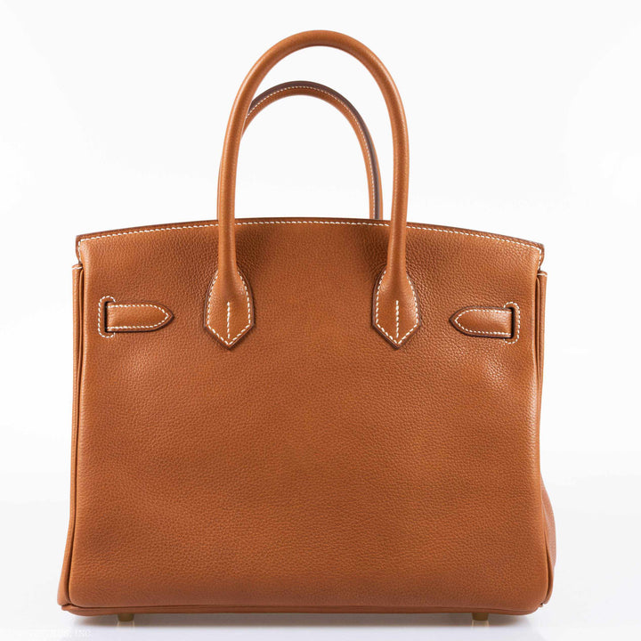 Top quality Hermes Birkin 30 Barenia Faubourg Gold Hardware