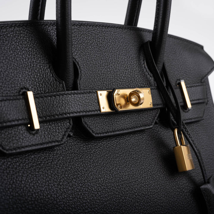 Top quality Hermes Birkin 30 Black Navillo Taurillon Leather Gold Hardware - 2020, Y