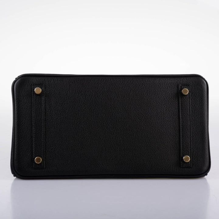 Top quality Hermes Birkin 30 Black Navillo Taurillon Leather Gold Hardware - 2020, Y