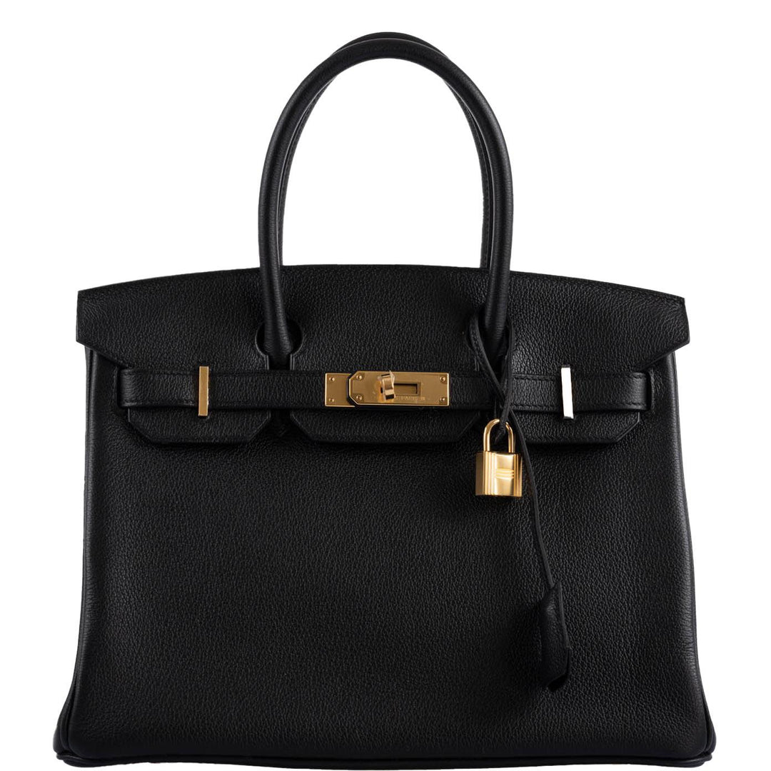 Top quality Hermes Birkin 30 Black Navillo Taurillon Leather Gold Hardware - 2020, Y