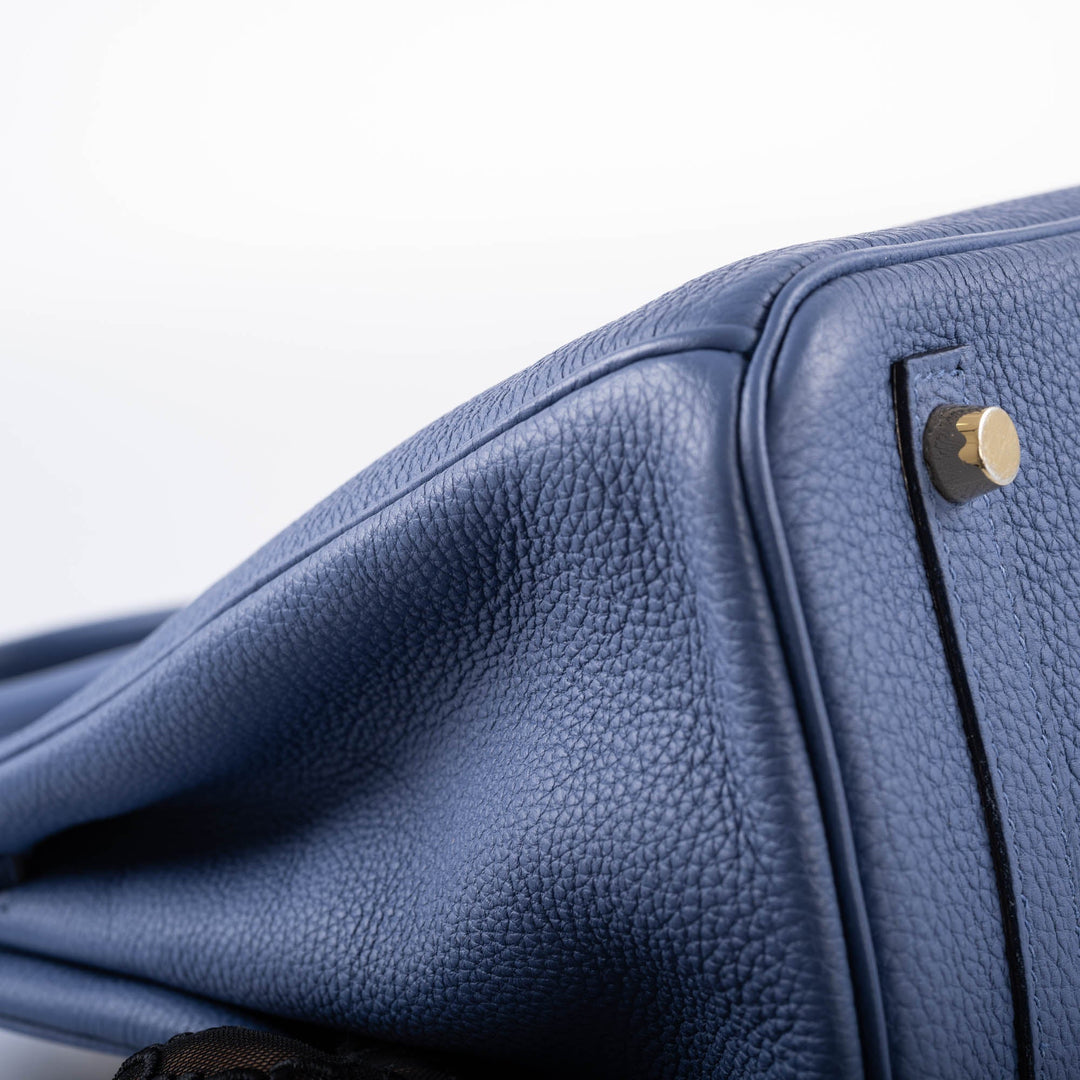 Top quality Hermes Birkin 30 Blue Brighton Togo with Gold Hardware - 2018, C
