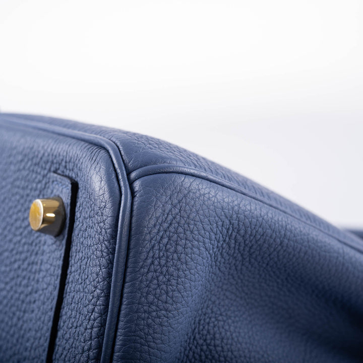 Top quality Hermes Birkin 30 Blue Brighton Togo with Gold Hardware - 2018, C