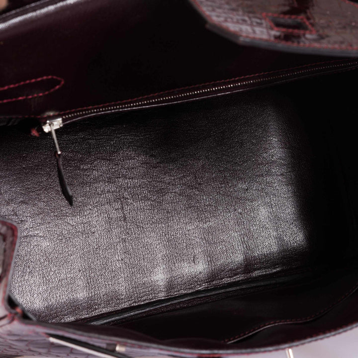 Hermes Birkin 30 Bordeaux Niloticus Crocodile Palladium Hardware