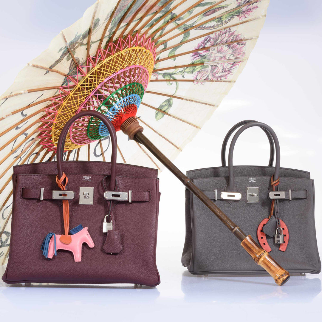 Top quality Hermes Birkin 30 Bordeaux Togo Palladium Hardware
