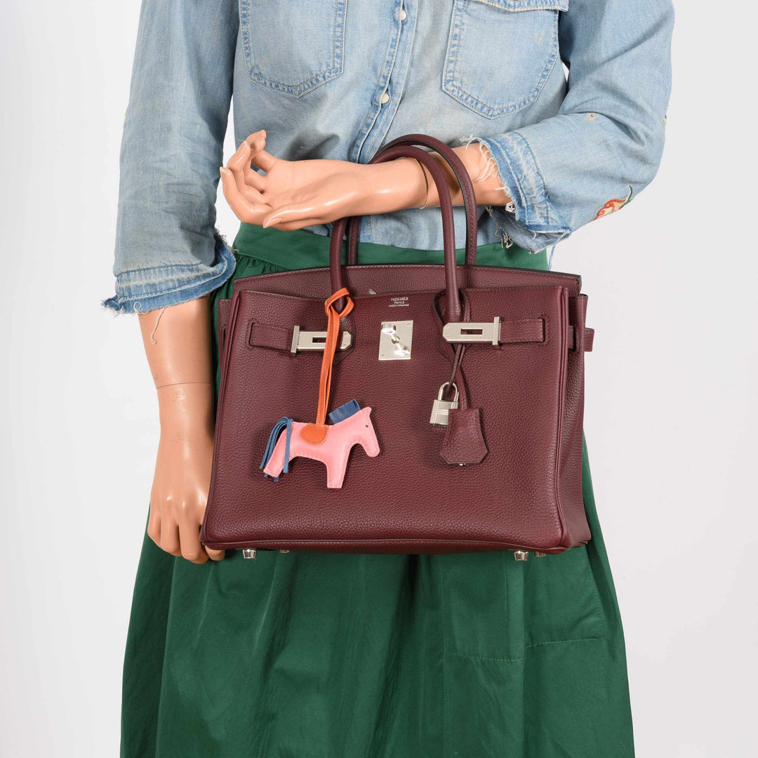 Top quality Hermes Birkin 30 Bordeaux Togo Palladium Hardware