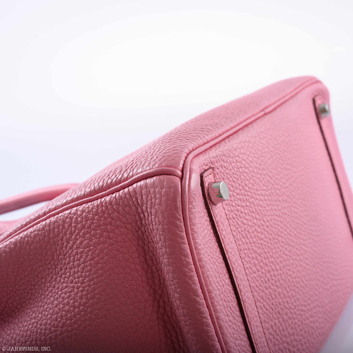 Top quality Hermes Birkin 30 Bubblegum 5P Pink Togo Palladium Hardware