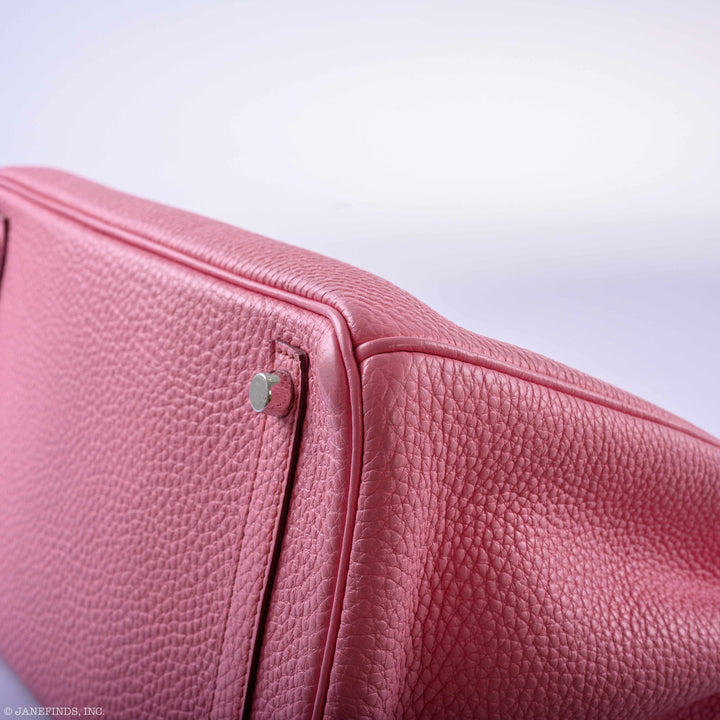 Top quality Hermes Birkin 30 Bubblegum 5P Pink Togo Palladium Hardware