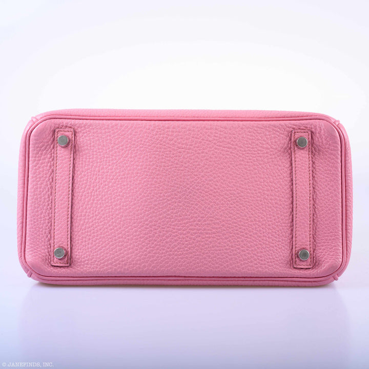 Top quality Hermes Birkin 30 Bubblegum 5P Pink Togo Palladium Hardware