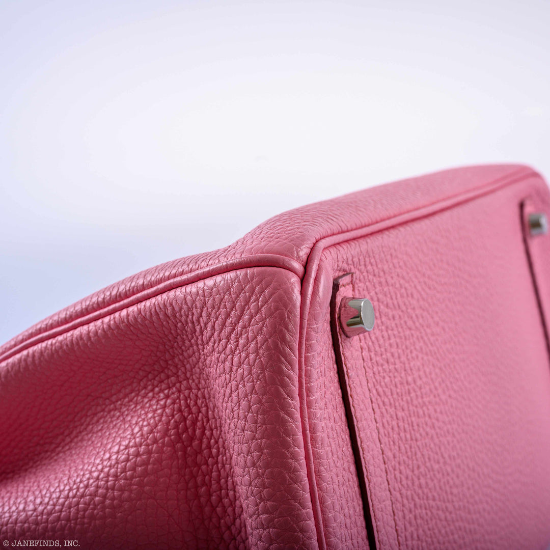 Top quality Hermes Birkin 30 Bubblegum 5P Pink Togo Palladium Hardware