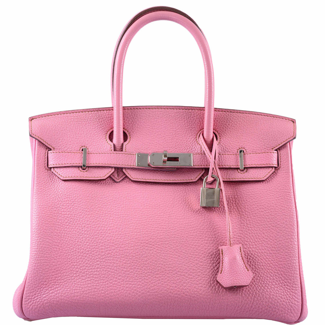 Hermes Birkin 30 Bubblegum 5P Pink Togo Palladium Hardware