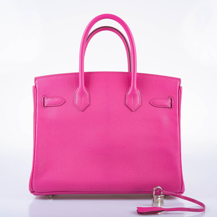Top quality Hermes Birkin 30 Candy Collection Rose Tyrien Chèvre Palladium Hardware