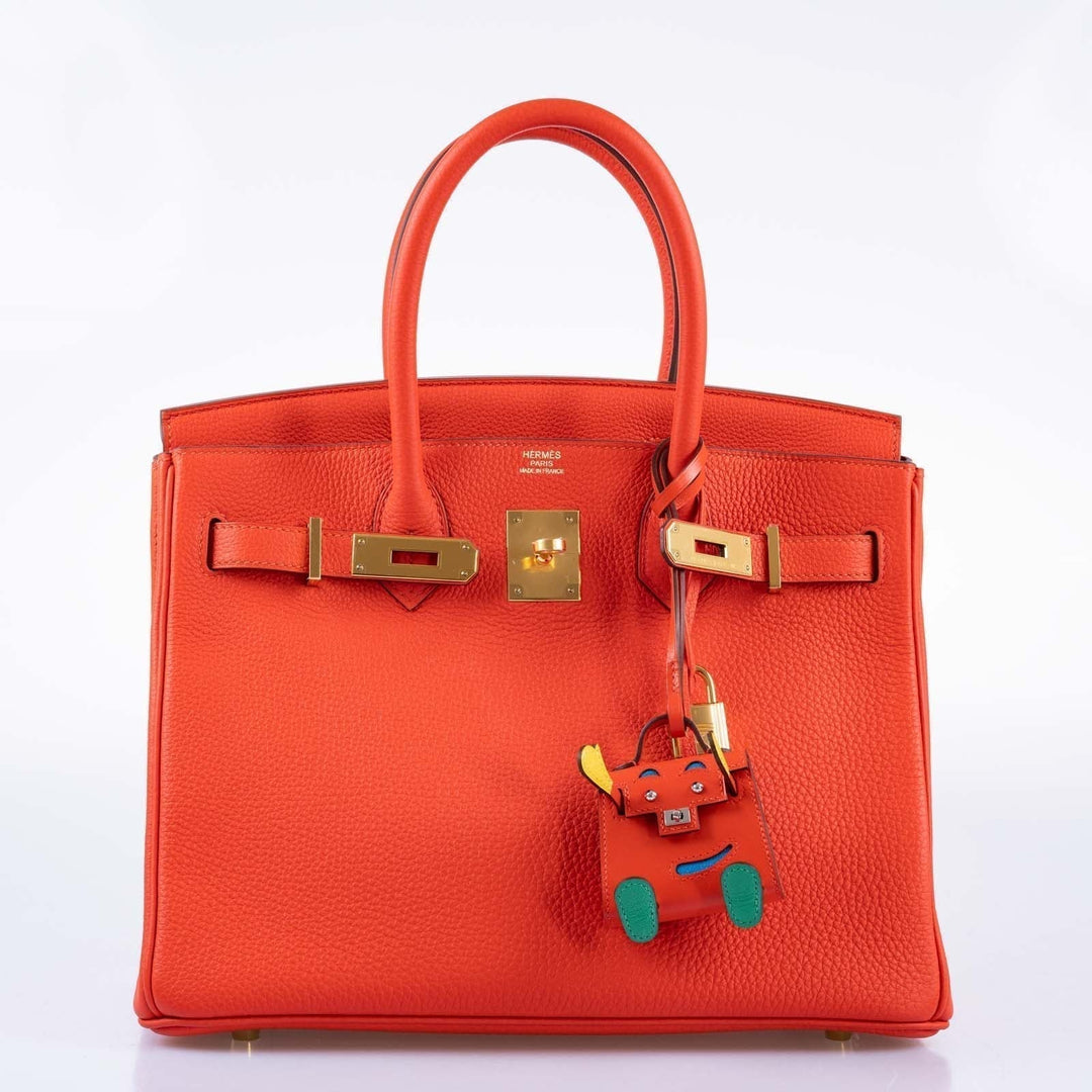 Top quality Hermes Birkin 30 Capucine Togo leather Gold Hardware