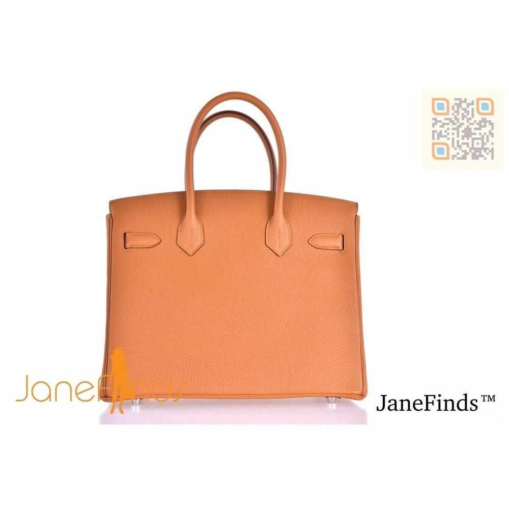 Top quality Hermes Birkin 30 Caramel Togo Palladium Hardware
