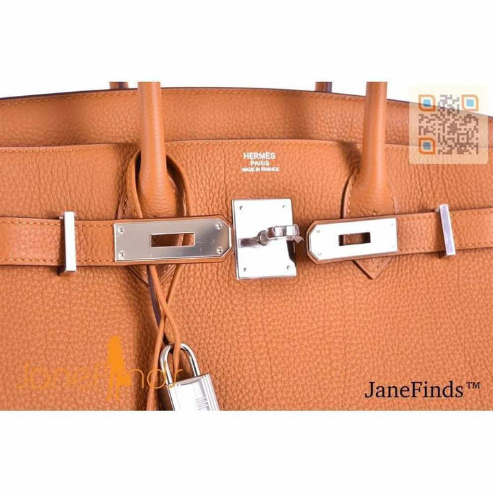 Top quality Hermes Birkin 30 Caramel Togo Palladium Hardware