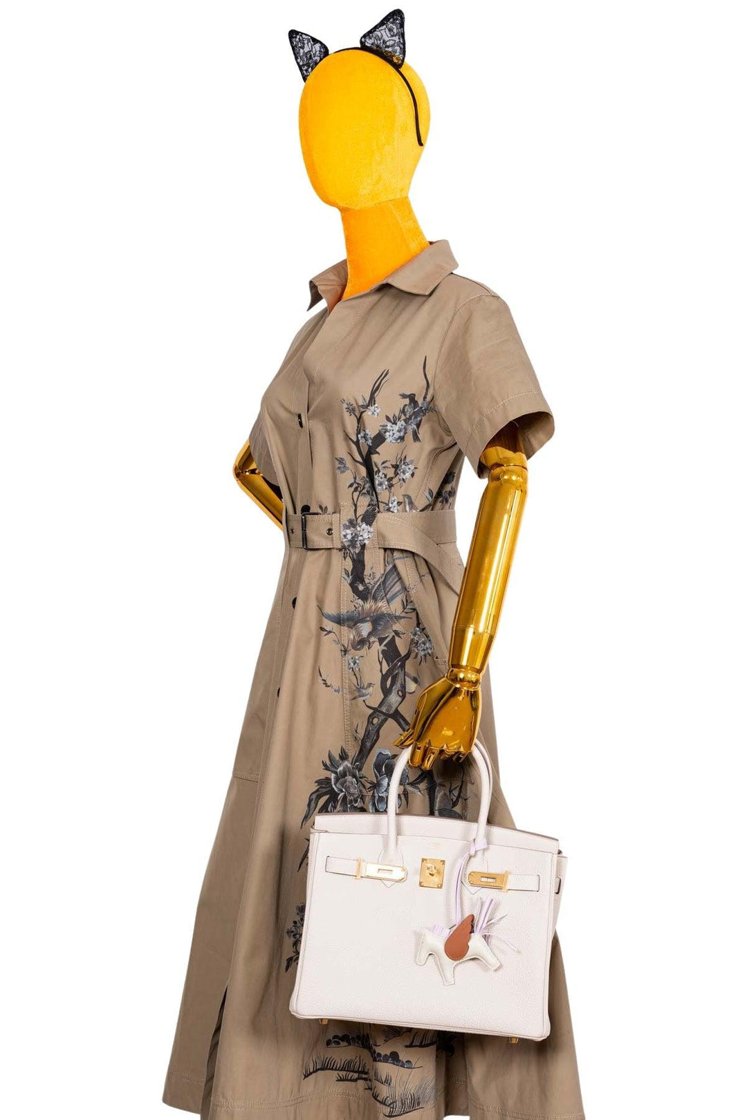 Top quality Hermes Birkin 30 Craie Togo with Gold Hardware