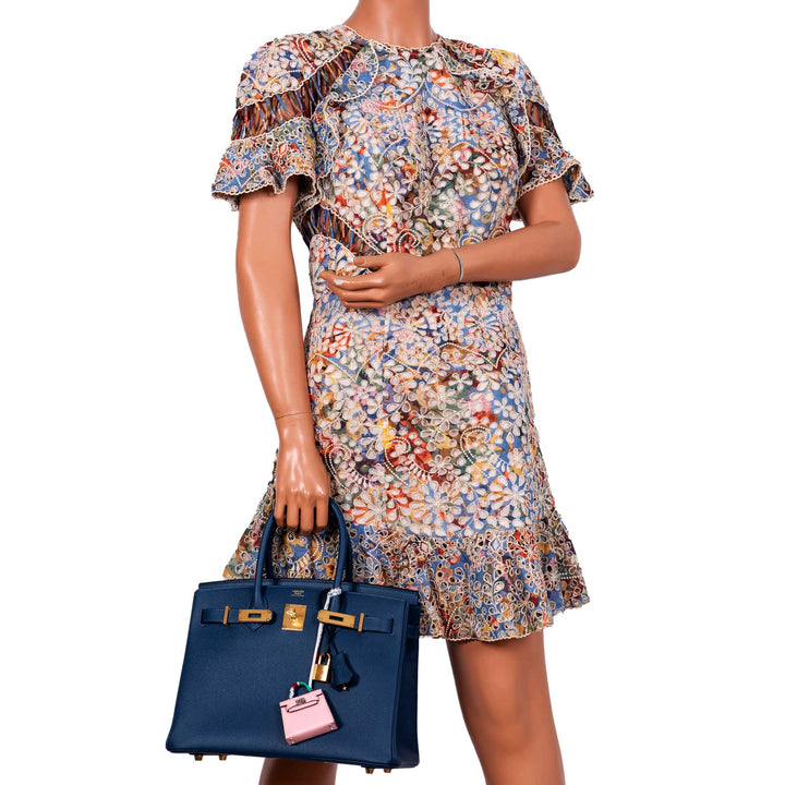 Top quality Hermes Birkin 30 Deep Blue Epsom with Gold Hardware - 2019, D