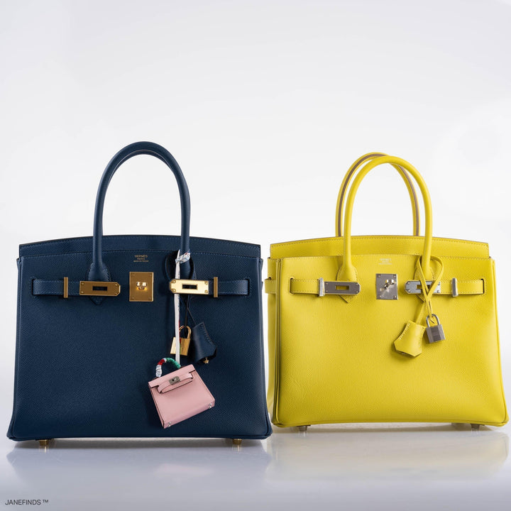 Top quality Hermes Birkin 30 Deep Blue Epsom with Gold Hardware - 2019, D