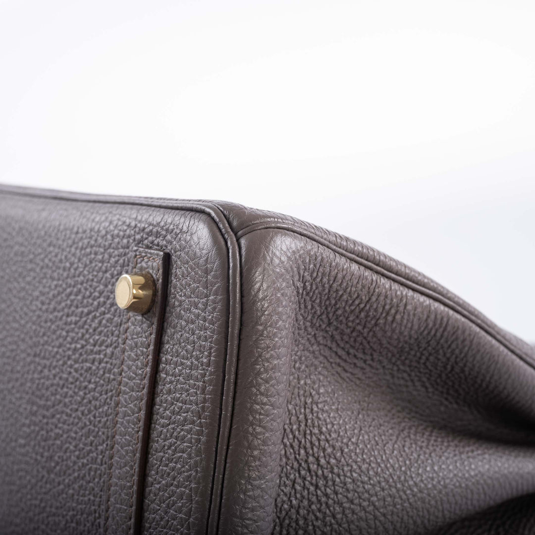 Top quality Hermes Birkin 30 Etain Togo with Gold Hardware