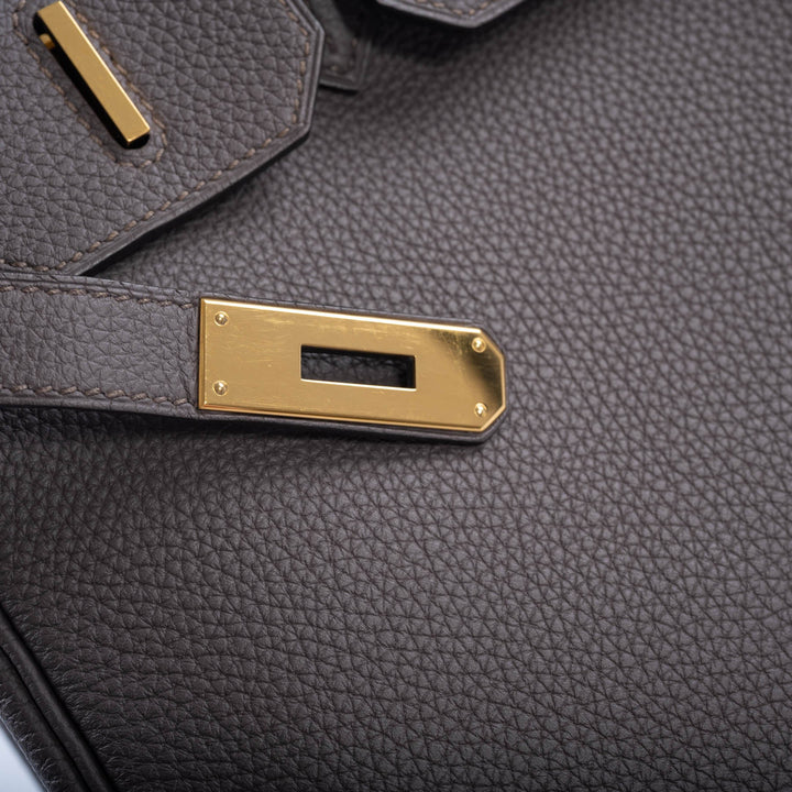 Top quality Hermes Birkin 30 Etain Togo with Gold Hardware