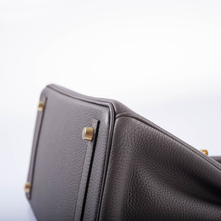 Top quality Hermes Birkin 30 Etain Togo with Gold Hardware