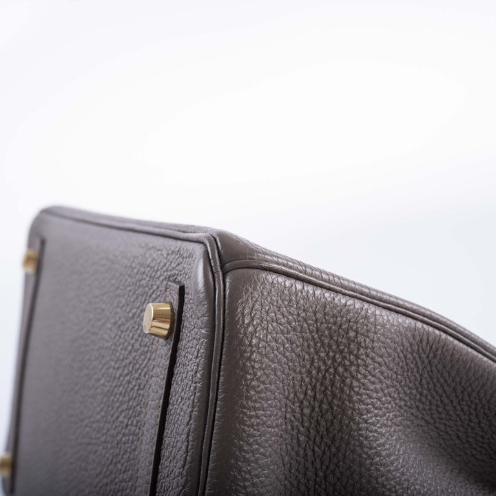 Top quality Hermes Birkin 30 Etain Togo with Gold Hardware