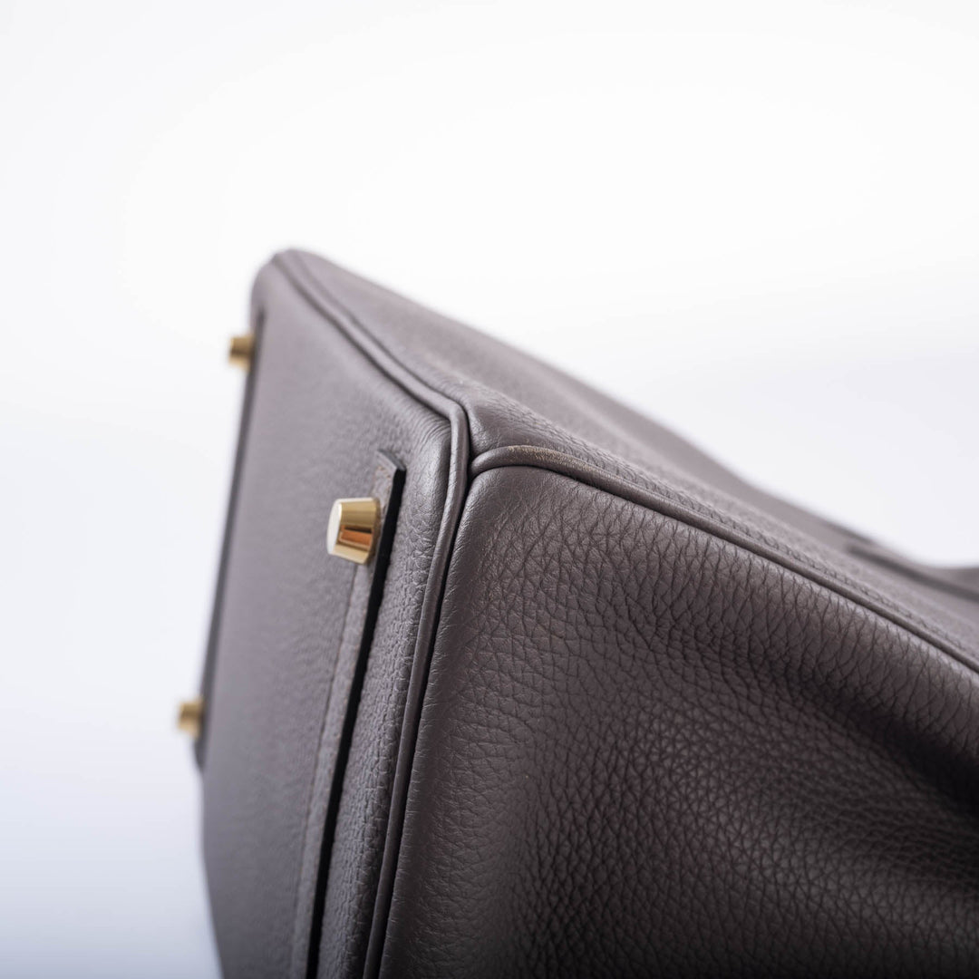 Top quality Hermes Birkin 30 Etain Togo with Gold Hardware