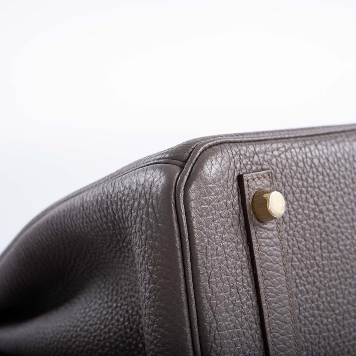 Top quality Hermes Birkin 30 Etain Togo with Gold Hardware