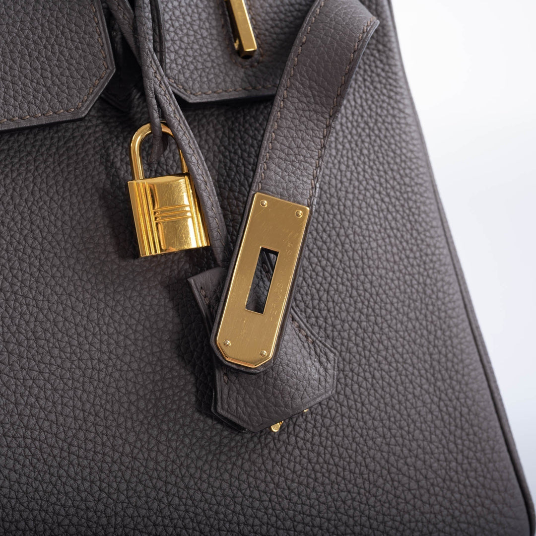 Top quality Hermes Birkin 30 Etain Togo with Gold Hardware
