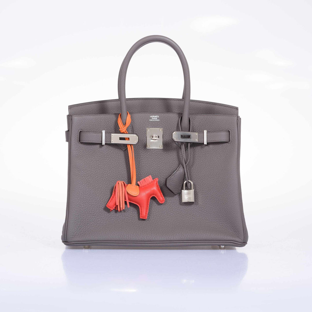 Hermes Birkin 30 Etaine Togo Palladium Hardware
