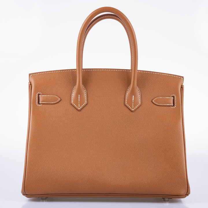 Top quality Hermes Birkin 30 Gold Epsom with Palladium Hardware