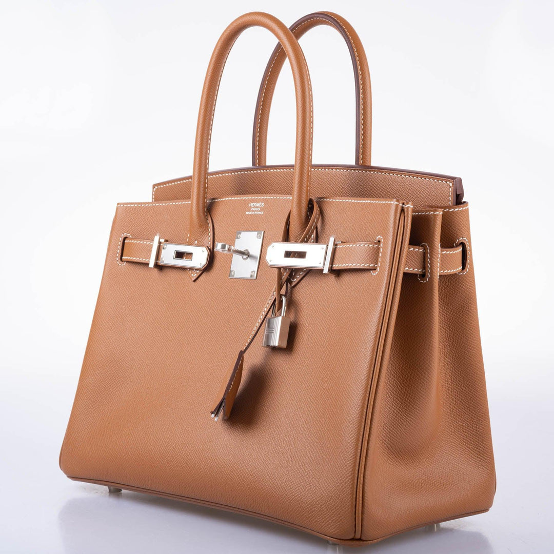 Top quality Hermes Birkin 30 Gold Epsom with Palladium Hardware