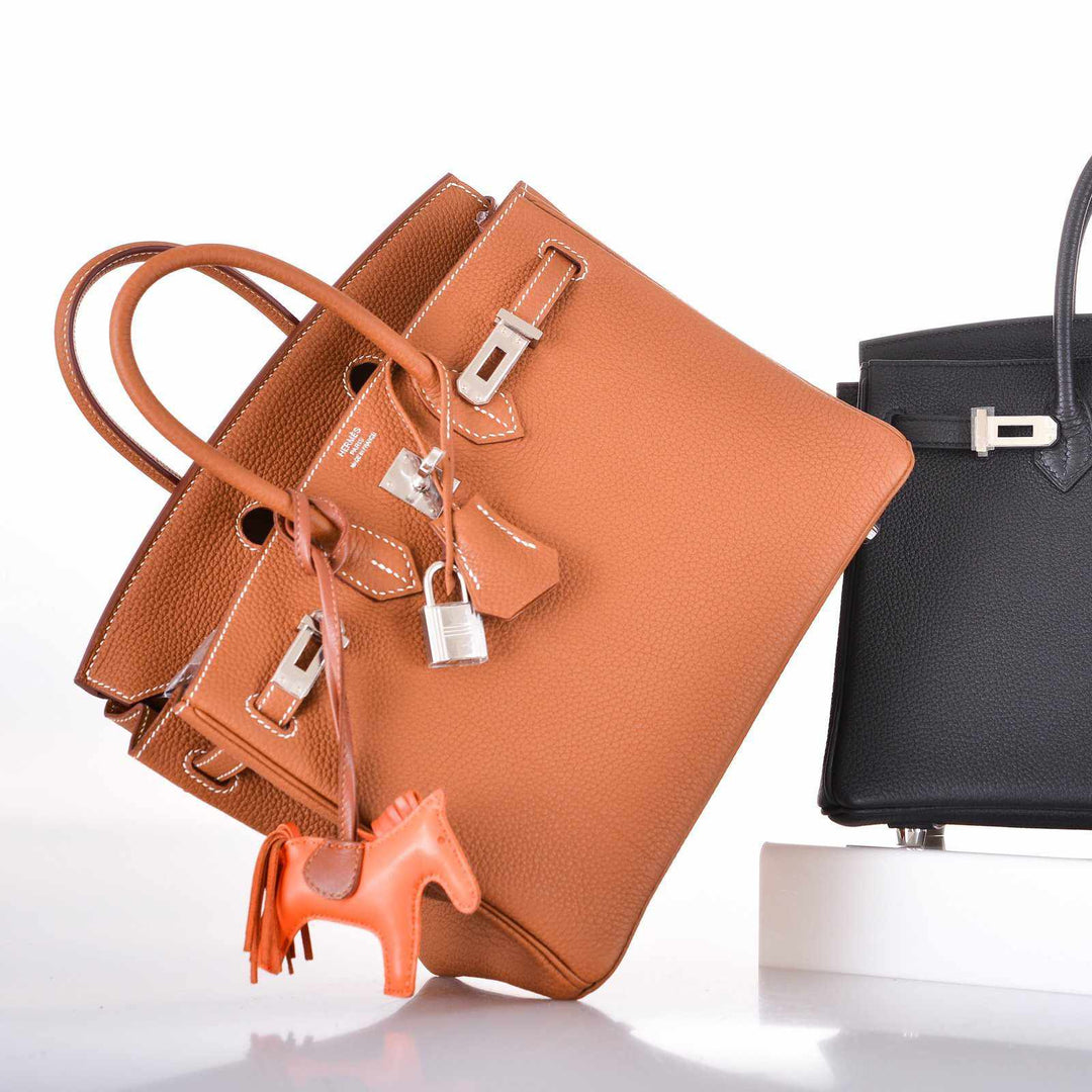 Hermes Birkin 30 Gold Togo Palladium Hardware