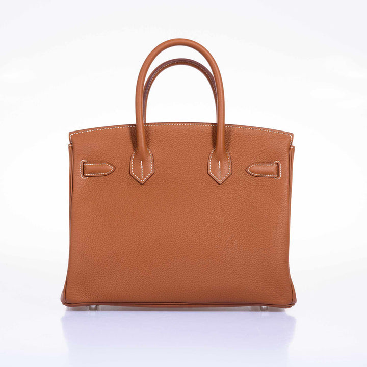 Top quality Hermes Birkin 30 Gold Togo Palladium Hardware